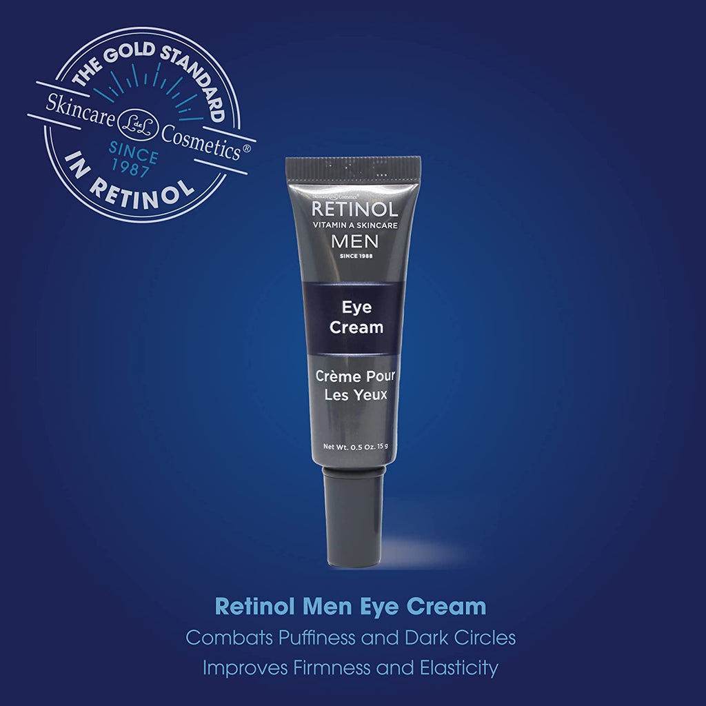 Men's Eye Cream with Vitamin A + Green Tea + Goji Berry - Retinol Treatment