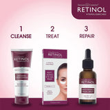 Daily Moisturizing Cream Cleanser with Gentle Exfoliation - Retinol Treatment