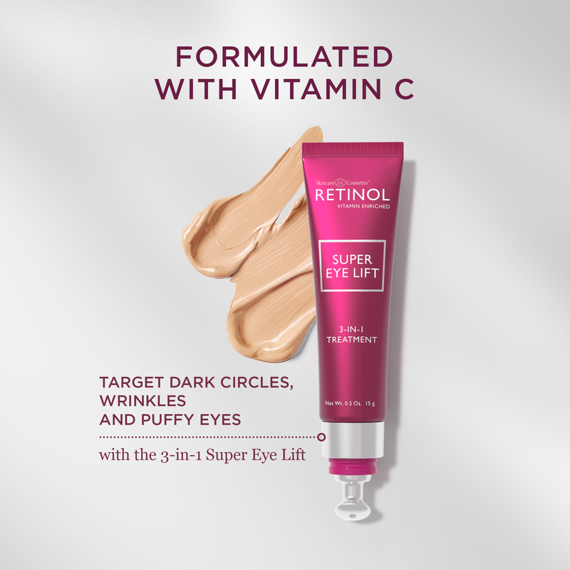 3-in-1 Super Eye Lift For Dark Circles, Wrinkles, and Puffiness