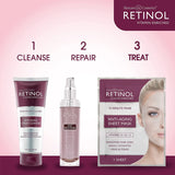 15-Minute Firming Sheet Mask with Retinol + Collagen (5-Pack) - Retinol Treatment
