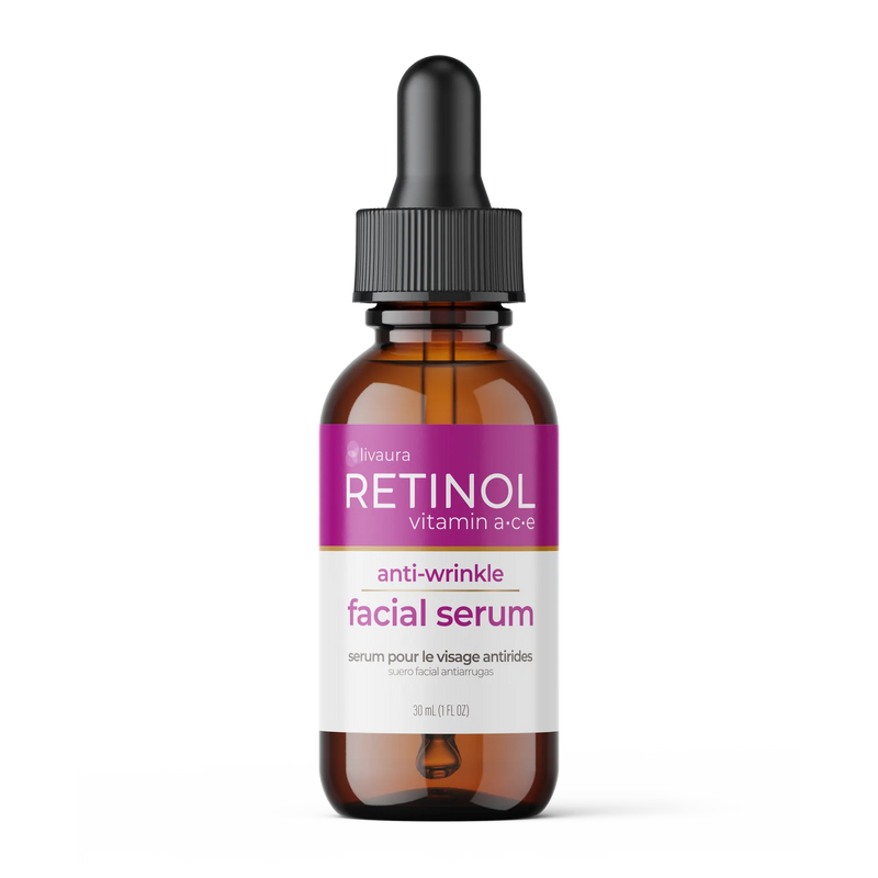 Firming and Toning Facial Serum with Vitamins A + C + E