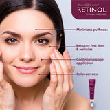 3-in-1 Super Eye Lift For Dark Circles, Wrinkles, and Puffiness - Retinol Treatment
